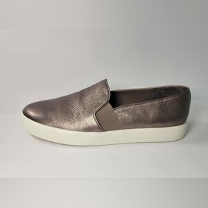 Vince Blair slip-on sneaker in metallic bronze leather